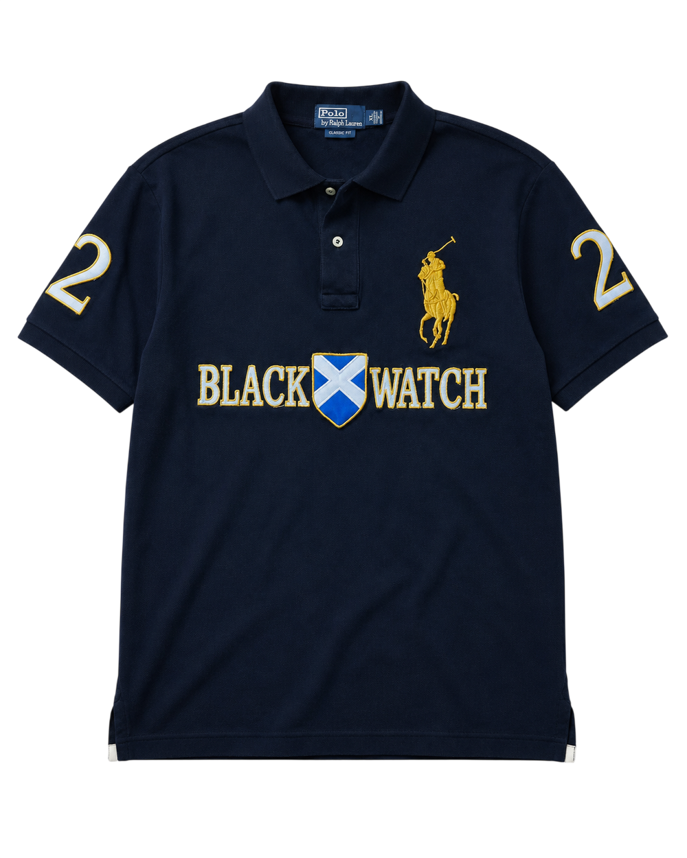 2026-05-25T095834.4910200 Polo Ralph Lauren Poloshirt | Black Watch | Größe XL | Navy Gold – Bild 1