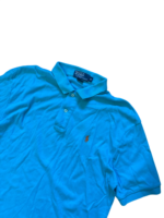 Ralph Lauren Poloshirt | Vintage | Größe M | Türkis Blau – Bild 2