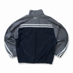 Nike Trainingsjacke | Vintage Y2K | Größe M | Blau Grau Weiß – Bild 2